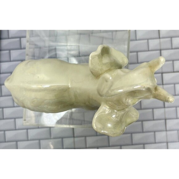 Marked RC White Elephant Figurine Mid Century Modern MCM - Picture 12 of 16